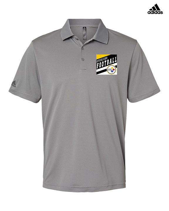 Tucson Steelers Football Square - Mens Adidas Polo