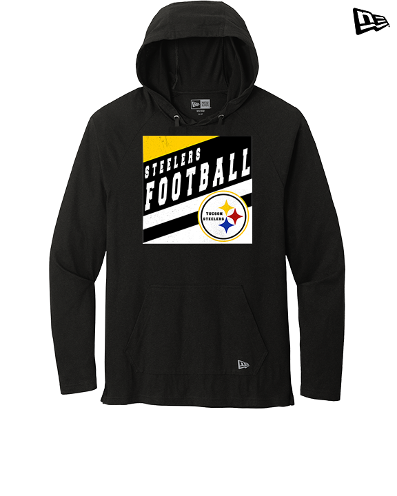 Tucson Steelers Football Square - New Era Tri-Blend Hoodie