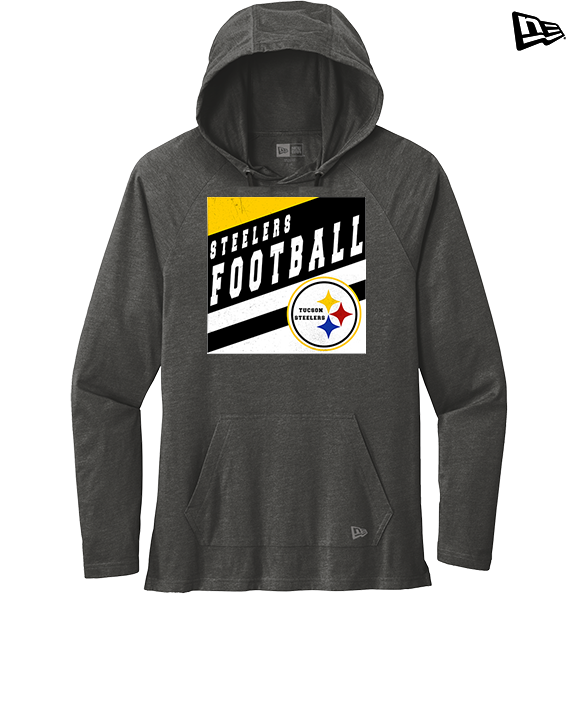 Tucson Steelers Football Square - New Era Tri-Blend Hoodie