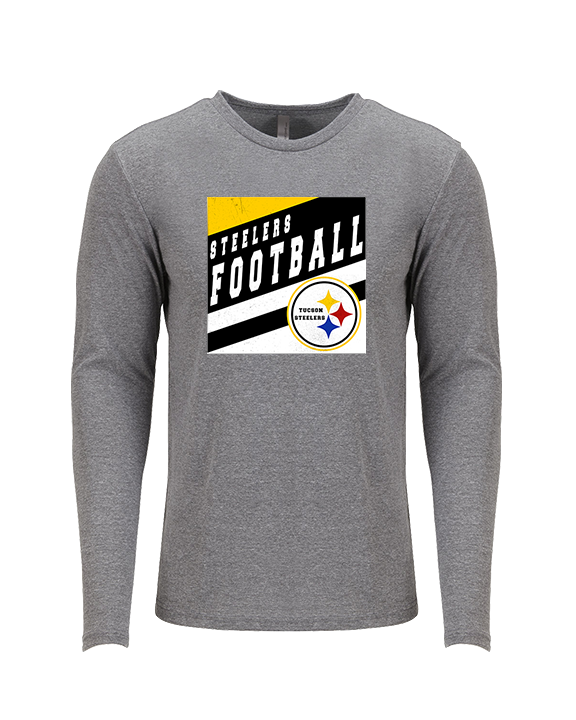 Tucson Steelers Football Square - Tri-Blend Long Sleeve