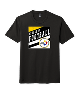 Tucson Steelers Football Square - Tri-Blend Shirt