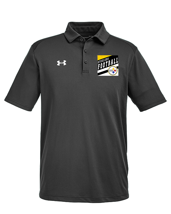 Tucson Steelers Football Square - Under Armour Mens Tech Polo