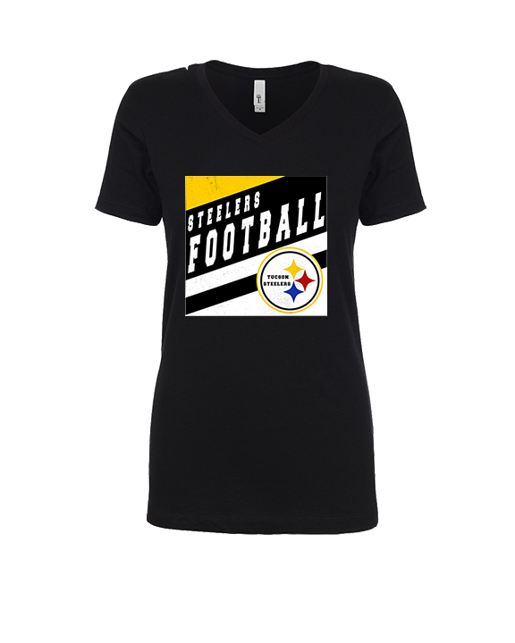 Tucson Steelers Football Square - Womens Vneck