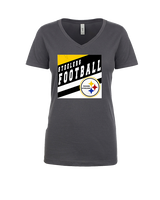 Tucson Steelers Football Square - Womens Vneck