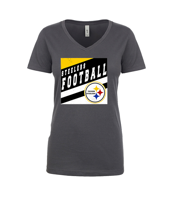 Tucson Steelers Football Square - Womens Vneck