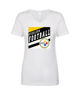 Tucson Steelers Football Square - Womens Vneck