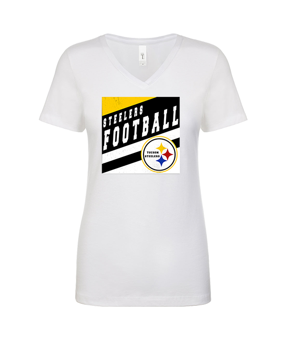 Tucson Steelers Football Square - Womens Vneck