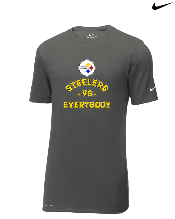 Tucson Steelers Football Vs Everybody - Mens Nike Cotton Poly Tee