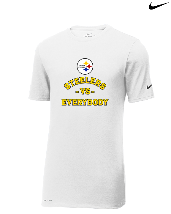 Tucson Steelers Football Vs Everybody - Mens Nike Cotton Poly Tee