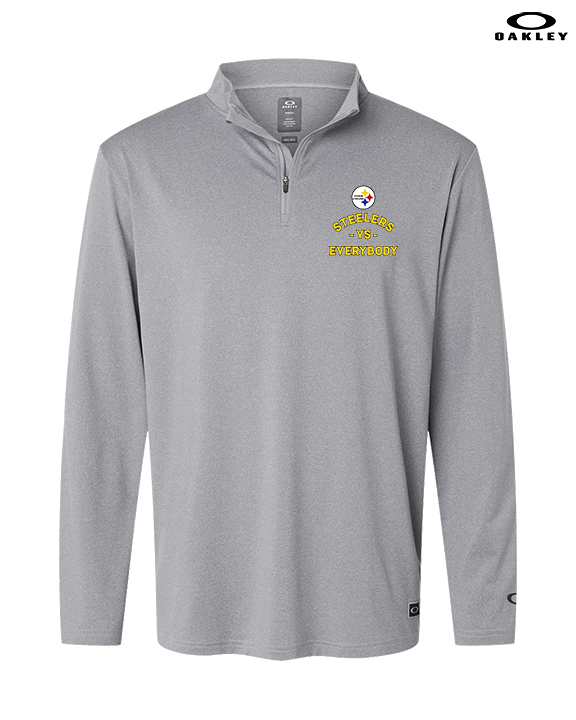 Tucson Steelers Football Vs Everybody - Mens Oakley Quarter Zip