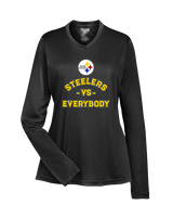 Tucson Steelers Football Vs Everybody - Womens Performance Longsleeve