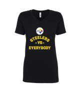 Tucson Steelers Football Vs Everybody - Womens Vneck