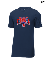 Tucson Wildcats Football Football v2 - Mens Nike Cotton Poly Tee