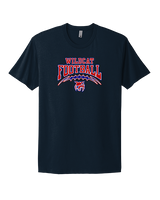 Tucson Wildcats Football Football v2 - Mens Select Cotton T-Shirt