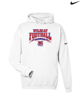 Tucson Wildcats Football Football v2 - Nike Club Fleece Hoodie