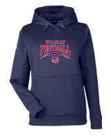 Tucson Wildcats Football Football v2 - Under Armour Ladies Storm Fleece