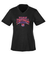 Tucson Wildcats Football Football v2 - Womens Performance Shirt