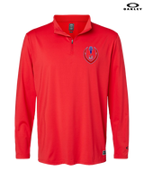 Tucson Wildcats Football Full Football v2 - Mens Oakley Quarter Zip