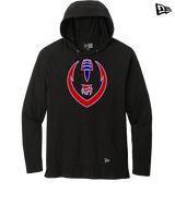 Tucson Wildcats Football Full Football v2 - New Era Tri-Blend Hoodie