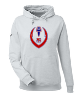 Tucson Wildcats Football Full Football v2 - Under Armour Ladies Storm Fleece