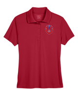 Tucson Wildcats Football Full Football v2 - Womens Polo