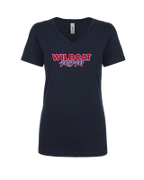 Tucson Wildcats Football Mom - Womens Vneck