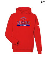 Tucson Wildcats Football Property - Nike Club Fleece Hoodie