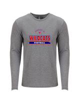 Tucson Wildcats Football Property - Tri-Blend Long Sleeve