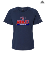 Tucson Wildcats Football Property - Womens Adidas Performance Shirt