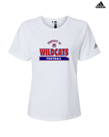 Tucson Wildcats Football Property - Womens Adidas Performance Shirt