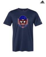Tucson Wildcats Football Skull Crusher - Mens Adidas Performance Shirt