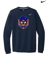 Tucson Wildcats Football Skull Crusher - Mens Nike Crewneck