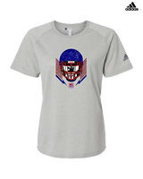 Tucson Wildcats Football Skull Crusher - Womens Adidas Performance Shirt
