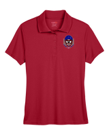 Tucson Wildcats Football Skull Crusher - Womens Polo