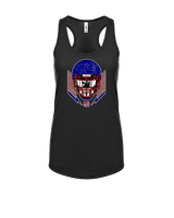 Tucson Wildcats Football Skull Crusher - Womens Tank Top