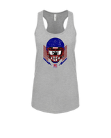 Tucson Wildcats Football Skull Crusher - Womens Tank Top