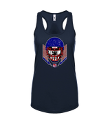 Tucson Wildcats Football Skull Crusher - Womens Tank Top