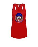Tucson Wildcats Football Skull Crusher - Womens Tank Top