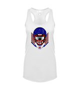 Tucson Wildcats Football Skull Crusher - Womens Tank Top