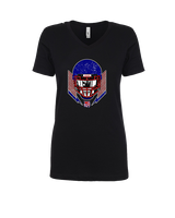 Tucson Wildcats Football Skull Crusher - Womens Vneck