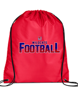 Tucson Wildcats Football Splatter - Drawstring Bag