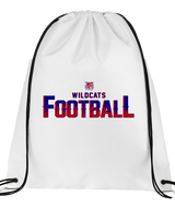 Tucson Wildcats Football Splatter - Drawstring Bag