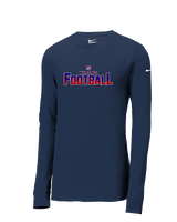 Tucson Wildcats Football Splatter - Mens Nike Longsleeve