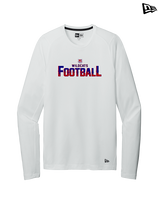 Tucson Wildcats Football Splatter - New Era Performance Long Sleeve