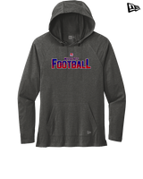 Tucson Wildcats Football Splatter - New Era Tri-Blend Hoodie
