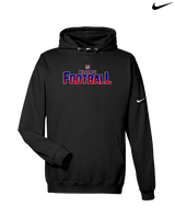 Tucson Wildcats Football Splatter - Nike Club Fleece Hoodie