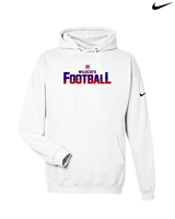 Tucson Wildcats Football Splatter - Nike Club Fleece Hoodie