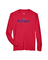 Tucson Wildcats Football Splatter - Performance Longsleeve
