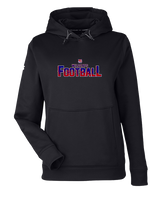 Tucson Wildcats Football Splatter - Under Armour Ladies Storm Fleece
