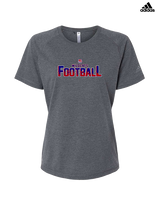 Tucson Wildcats Football Splatter - Womens Adidas Performance Shirt